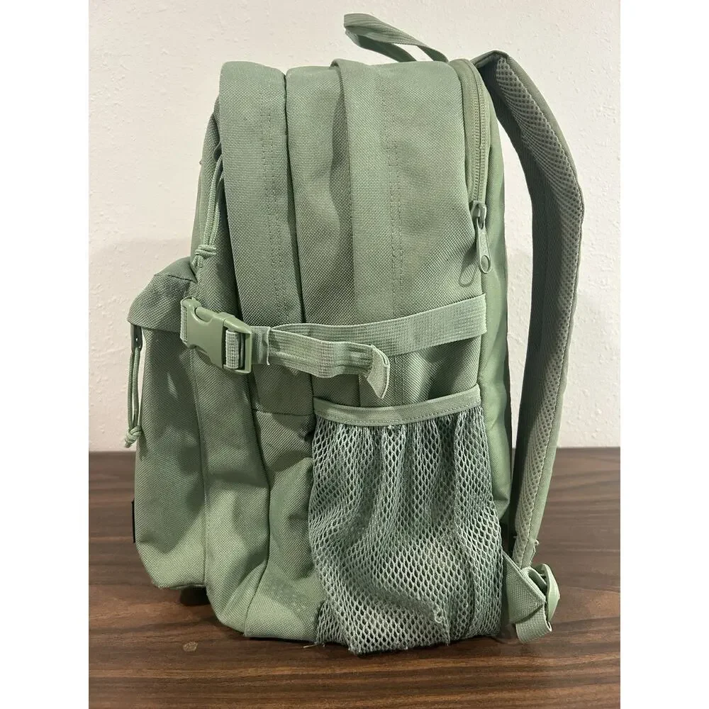 JanSport Main Campus Fx Backpack‎ Cordura Green Laptop Sleeve Pocket Loden Frost